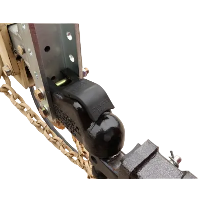Demco Trailer Coupler - Cast - Adjustable Channel - eZ-Latch - Black - 2-5/16" Ball - 21K (DM14040-81)