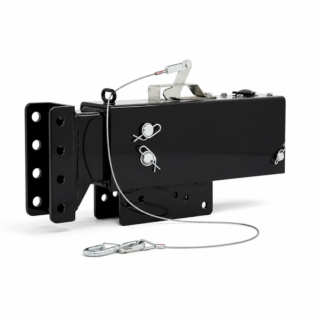 Surge Brake Actuator - 12,500 lbs GTW - 8" Adjustable Channel Down - Black Powder Coat (DM8101038)