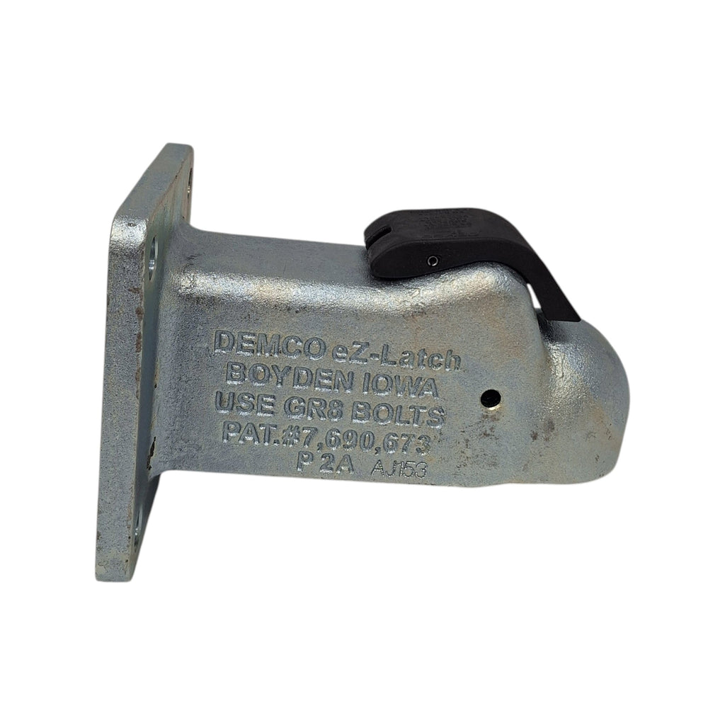 Demco Trailer Coupler - Cast - Flat Plate Mount EZ Latch (DM89FR)