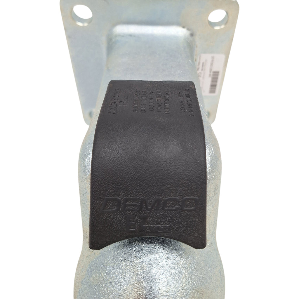 Demco Trailer Coupler - Cast - Flat Plate Mount EZ Latch (DM89FR)