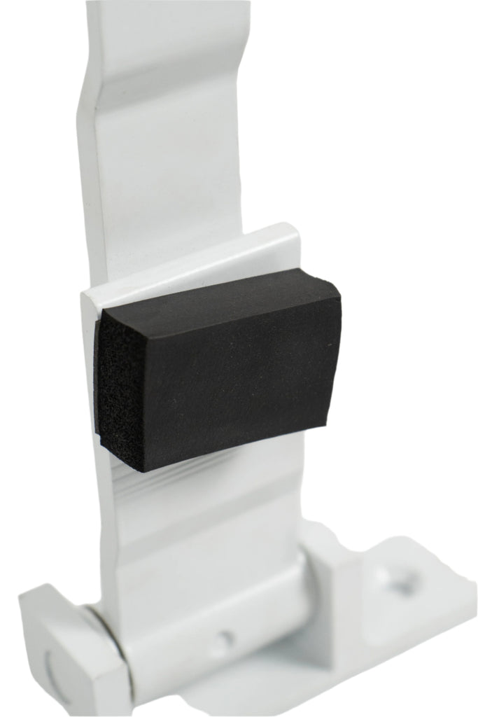 Trailer Swivel CamBar Assembly 2 Hole w/ Foam Pad Super Durable White Powder Coated (SCB-W2F)