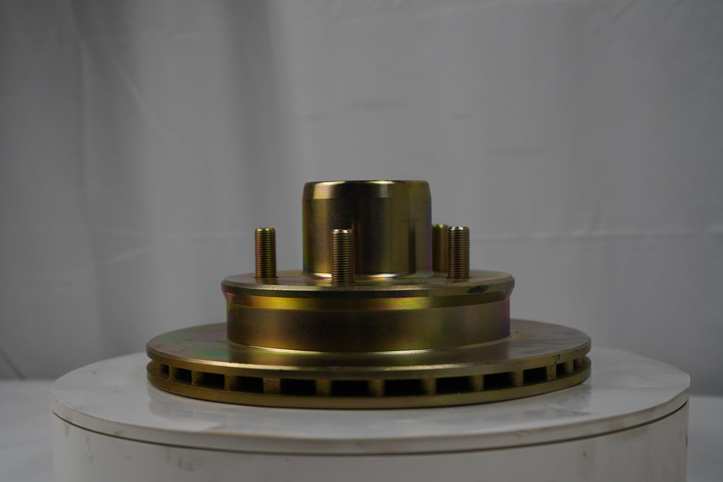 Vented 10" Trailer 4200# Hub Rotor Disc Brake 5 x 4.5 UFP DB35 Straight Spindle 008-442-05 (42082U)