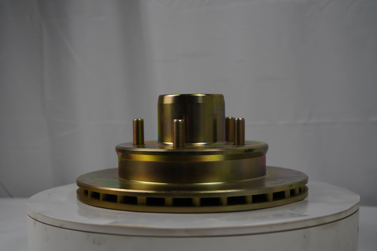 Vented 10" Trailer 4200# Hub Rotor Disc Brake 5 x 4.5 UFP DB35 Straight Spindle 008-442-05 (42082U)