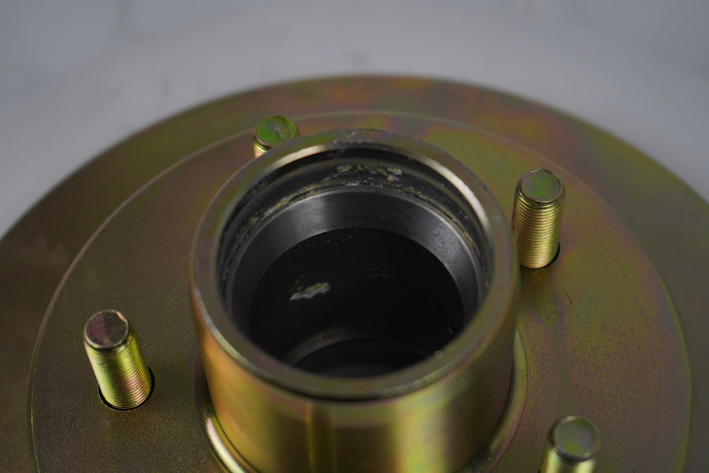 Vented 10" Trailer 4200# Hub Rotor Disc Brake 5 x 4.5 UFP DB35 Straight Spindle 008-442-05 (42082U)