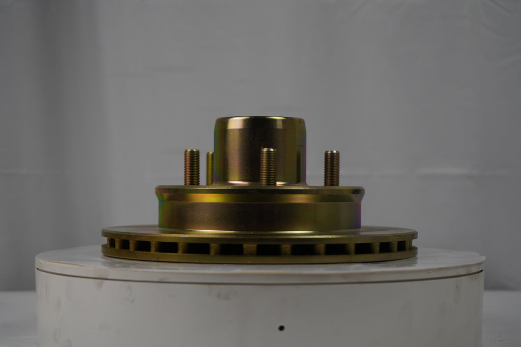 Vented 10" Trailer 4200# Hub Rotor Disc Brake 5 x 4.5 UFP DB35 Straight Spindle 008-442-05 (42082U)