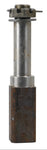 Square Bar Straight Spindle 2000# Trailer Axle Fits L44649 / 10-60 (SP-150BT16-SQ-KIT)