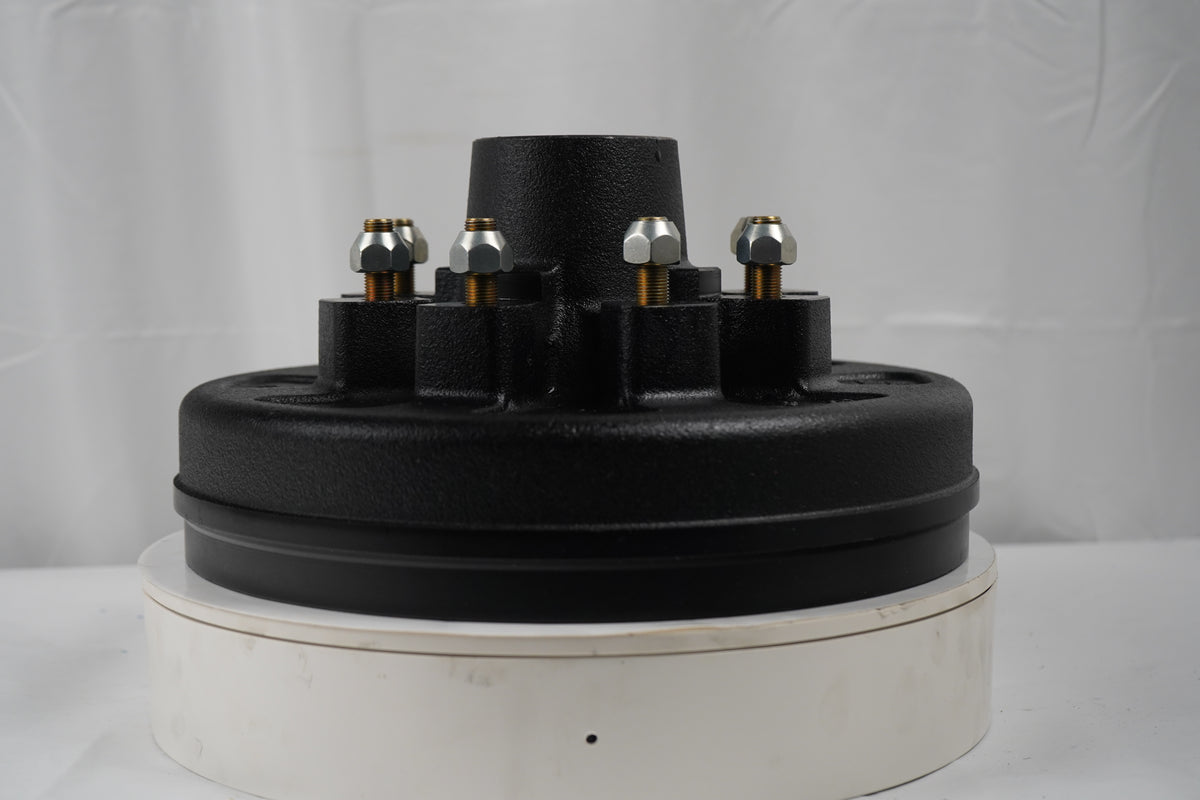 Pre-Greased 12" Hub Drum Kit, 7K, 8 x 6.5, 1/2" Studs (19-130)