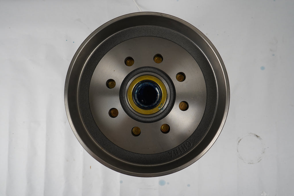 Pre-Greased 12" Hub Drum Kit, 7K, 8 x 6.5, 1/2" Studs (19-130)