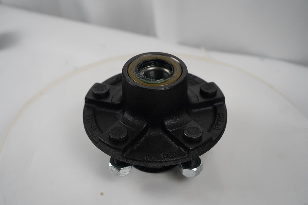 Pre-Greased Idler Hub Kit fits 2000# Trailer Axles 5x4.5 Bearings Seal Cap (17-105)