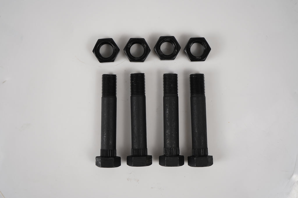 4 Pack 3" Standard Shackle Bolts with Locknuts fits Dexter Trailer Axle Axel (9163B-KITX4)