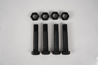 4 Pack 3" Standard Shackle Bolts with Locknuts fits Dexter Trailer Axle Axel (9163B-KITX4)