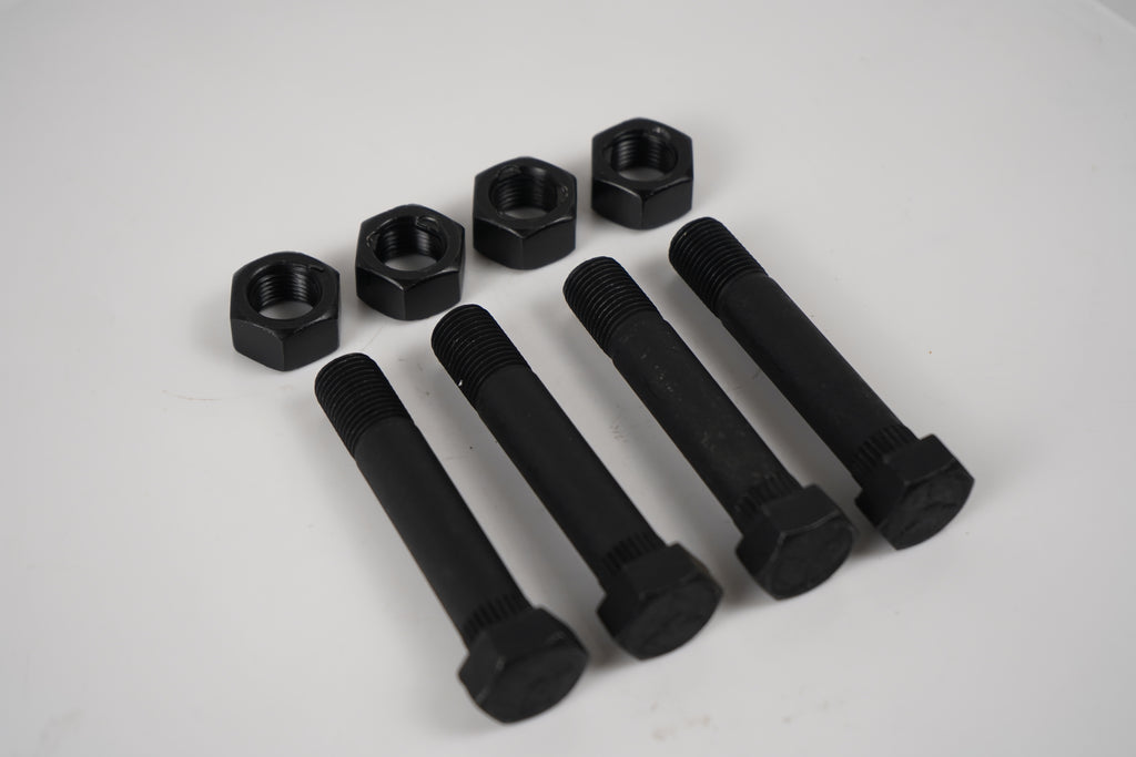 4 Pack 3" Standard Shackle Bolts with Locknuts fits Dexter Trailer Axle Axel (9163B-KITX4)
