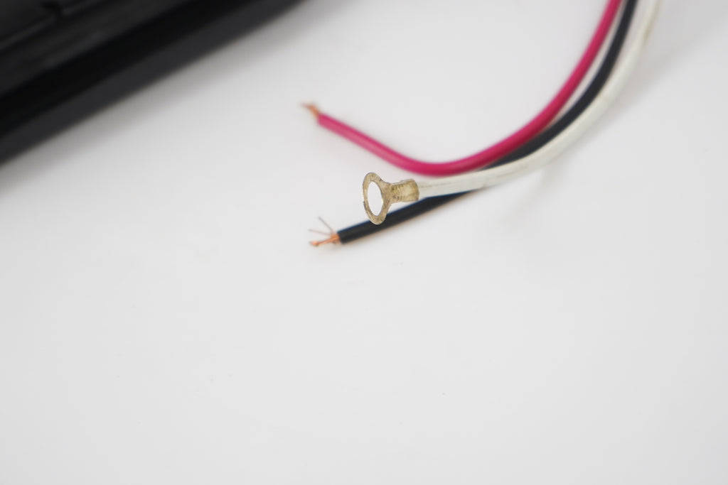 Jammy 3" x 5" Red LED Stop Turn Tail Lamp Kit 15 Diodes Black Grommet  3 Way PL-3 Female Connector (J-35-RK)