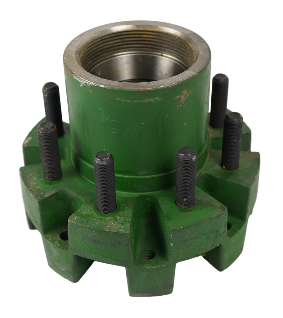12,000#  Hub Only 12k 4.88 Pilot 8x6.5 Quality and Rockwell Trailer Axle Wheel (812865-A-1)