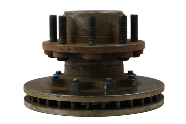 HUB/SPACER-99A+ROTOR-11-10Q - KODIAK HUB SPACER (CUPPED & STUDDED) + KODIAK 11.3" ROTOR (DUAL WHEEL) Plus 8 bolts