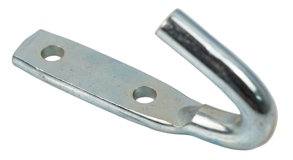 3/8" J Hook Tarp Rope Ring Tie Down Zinc Plated USA Made (B2447BZ)