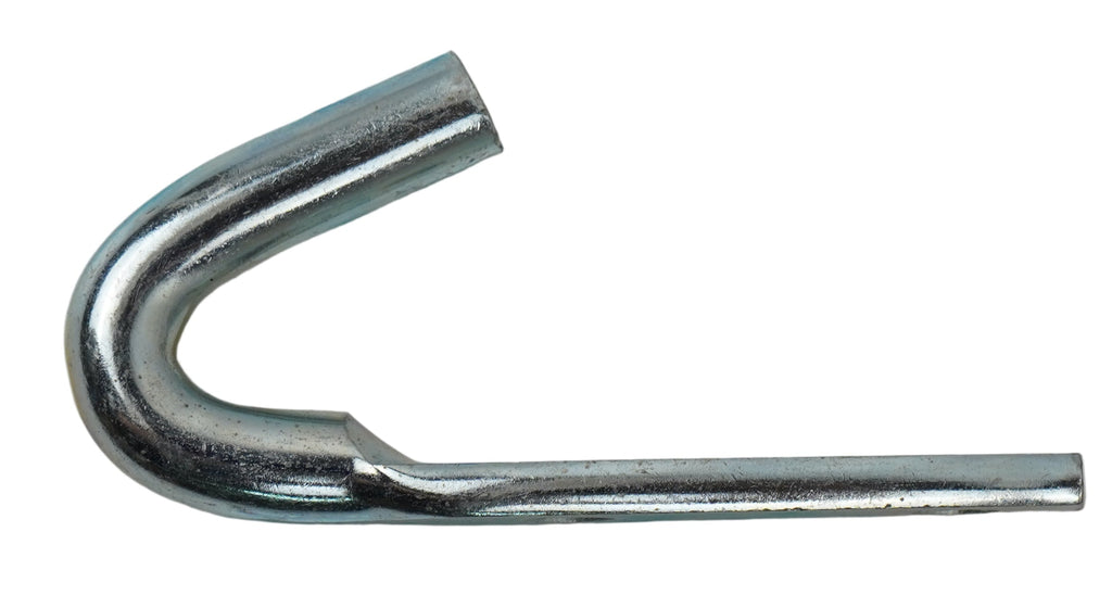 3/8" J Hook Tarp Rope Ring Tie Down Zinc Plated USA Made (B2447BZ)