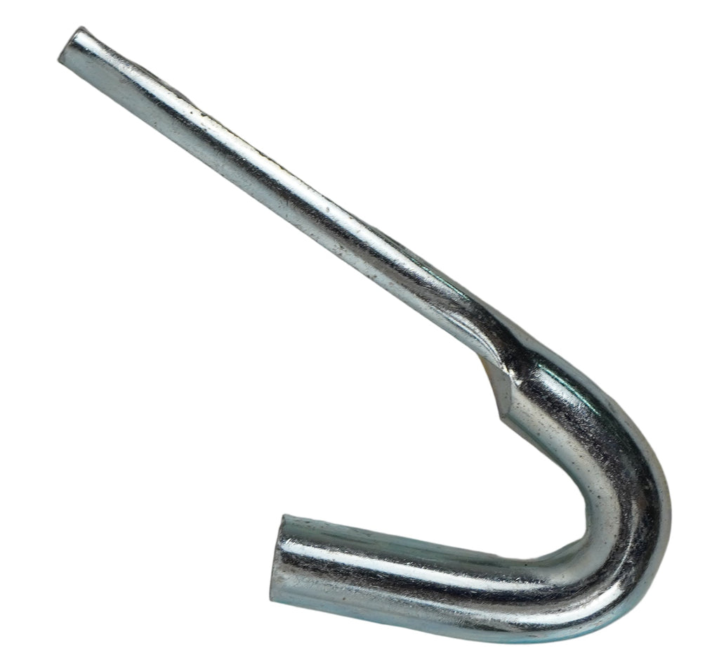 3/8" J Hook Tarp Rope Ring Tie Down Zinc Plated USA Made (B2447BZ)