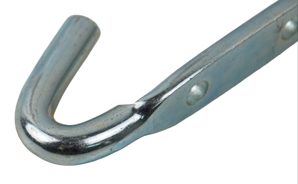 3/8" J Hook Tarp Rope Ring Tie Down Zinc Plated USA Made (B2447BZ)
