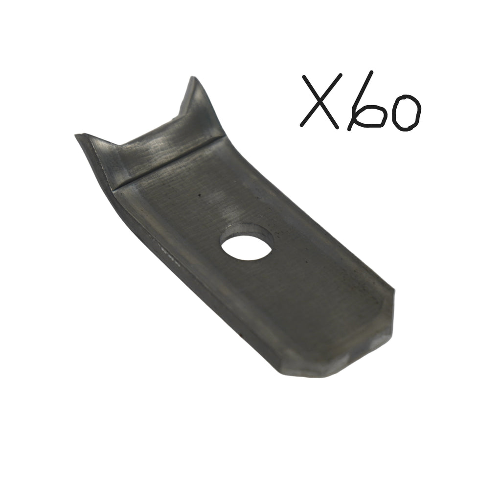 Trailer Decking 60-Pack Trailer Floor Hold Down Clips - Steel Bearclaw Clips For 1/4" Wood Decking 60 Pack Steel Bearclaw Hold Down Clips For Wood Decking - Foto 5