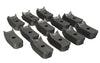 60 - Trailer Floor Hold Down Clip Steel 1/4" Plate Floor Decking Bearclaw Wood (FC-1-60)