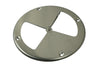 7.25" Polished Aluminum Round Air Wall Vent Horse Trailer Butterfly 7 1/4 (775)