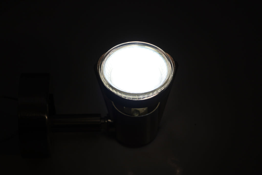 LED Hardwire Reading Light with Satin Chrome Finish RV Camper Desk L26-0067 (L26-0067)