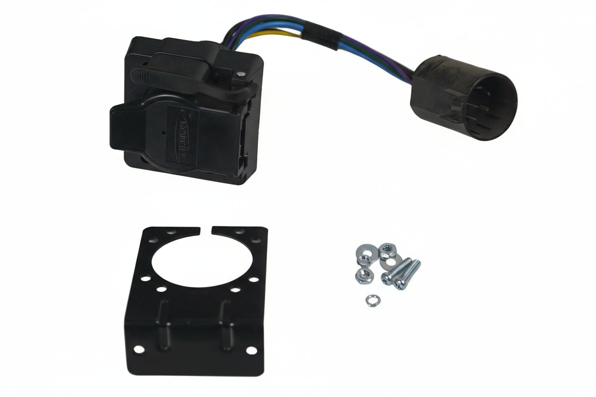Trailer Connector Truck OEM Plug 7 way RV +4 flat Multi-Tow Adater Blade (40955)