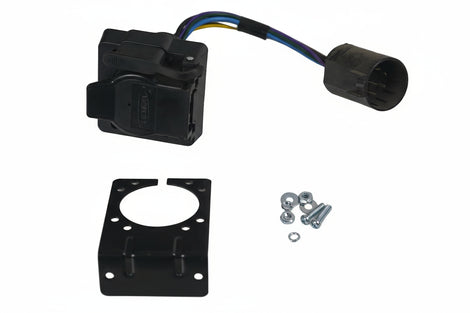 Hopkins 40955 Multi-Tow 7-Way and 4-Flat OEM Truck End Trailer Plug Adapter