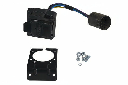 Trailer Connector Truck OEM Plug 7 way RV +4 flat Multi-Tow Adater Blade (40955)