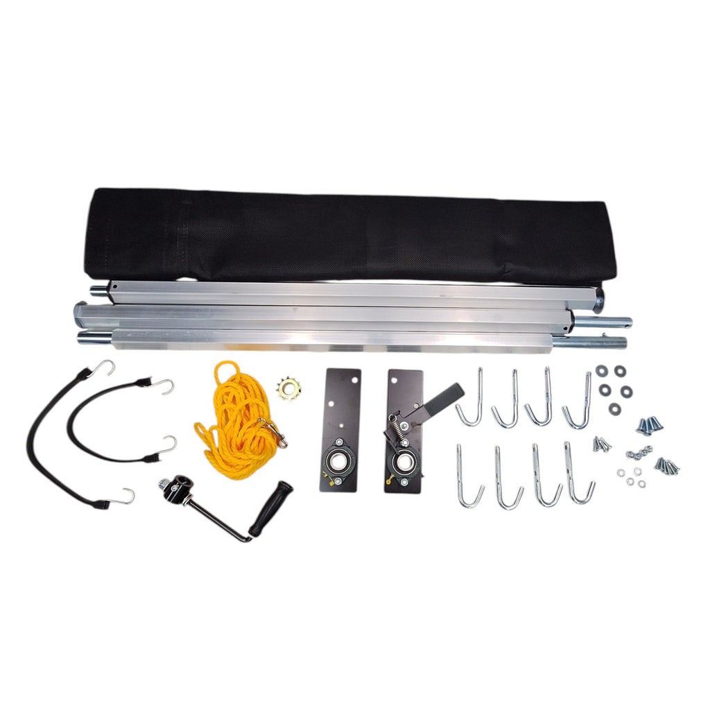 Dump Tarp Kit 6ft x 14ft Mesh Tarp and Hardware (DTK-614)