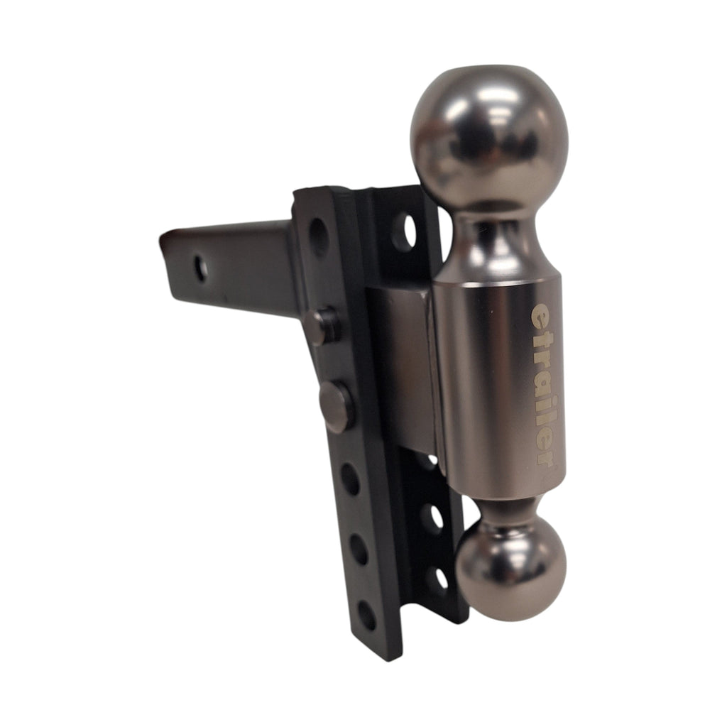 Adjustable Ball Mount – 10,000 lb – 2" Hitch – 6" Rise or Drop - etrailer (e66PR)