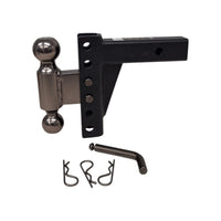 Adjustable Ball Mount – 10,000 lb – 2" Hitch – 6" Rise or Drop - etrailer (e66PR)