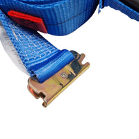 Four - Erickson E-Track Wheel Tie-Down Strap with Roller Idler and Ratchet - 2 x 12' - 1,100 lbs (EM58523-LOTOF4)