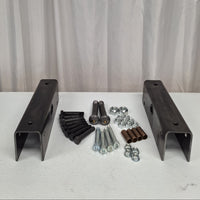 Tandem Trailer Suspension Rebuilt Kit Slipper Springs 12 Long Equalizer Wet Bolts Bronze bushings bolts (EQ-12-REBUILD-WB-KIT)