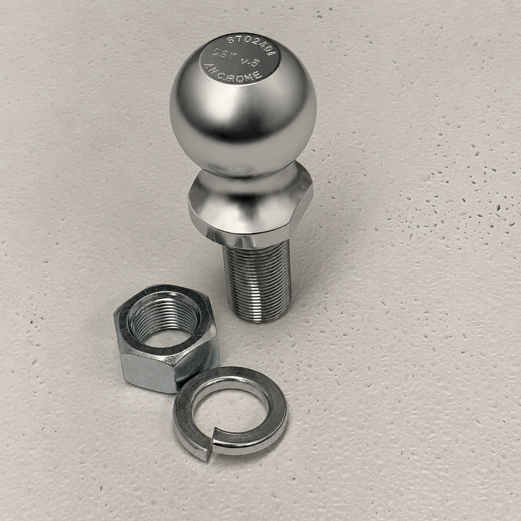 Brophy 2" Hitch ball, 1" Shank, 10,000# Rated, For trailer Ball hitch (EX68C-C)