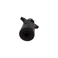 Trailer Plug Adapter 7 Way Round "RV" to 6 Round Pin Wire Cord Horse converter (F76R)