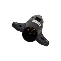 Trailer Plug Adapter 7 Way Round "RV" to 6 Round Pin Wire Cord Horse converter (F76R)