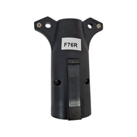 Trailer Plug Adapter 7 Way Round "RV" to 6 Round Pin Wire Cord Horse converter (F76R)