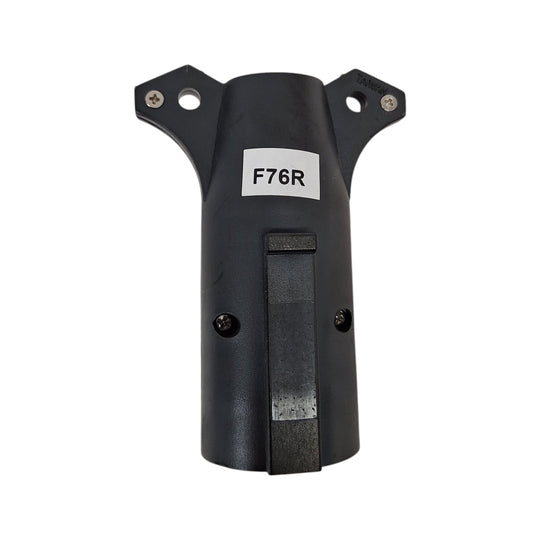 Trailer Plug Adapter 7 Way Round "RV" to 6 Round Pin Wire Cord Horse converter (F76R)