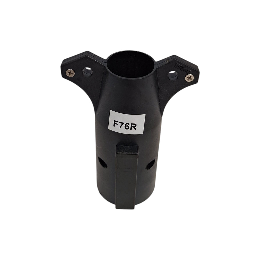 Trailer Plug Adapter 7 Way Round "RV" to 6 Round Pin Wire Cord Horse converter (F76R)