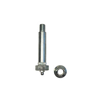 Six - 0.56" x 3" Wet Bolts with 7/16" (0.44") Step-Down Thread, Hex Head Greaseable Bolts & FA-6-92Z Nuts for Trailer Suspension (FA-7-187-KITX6)