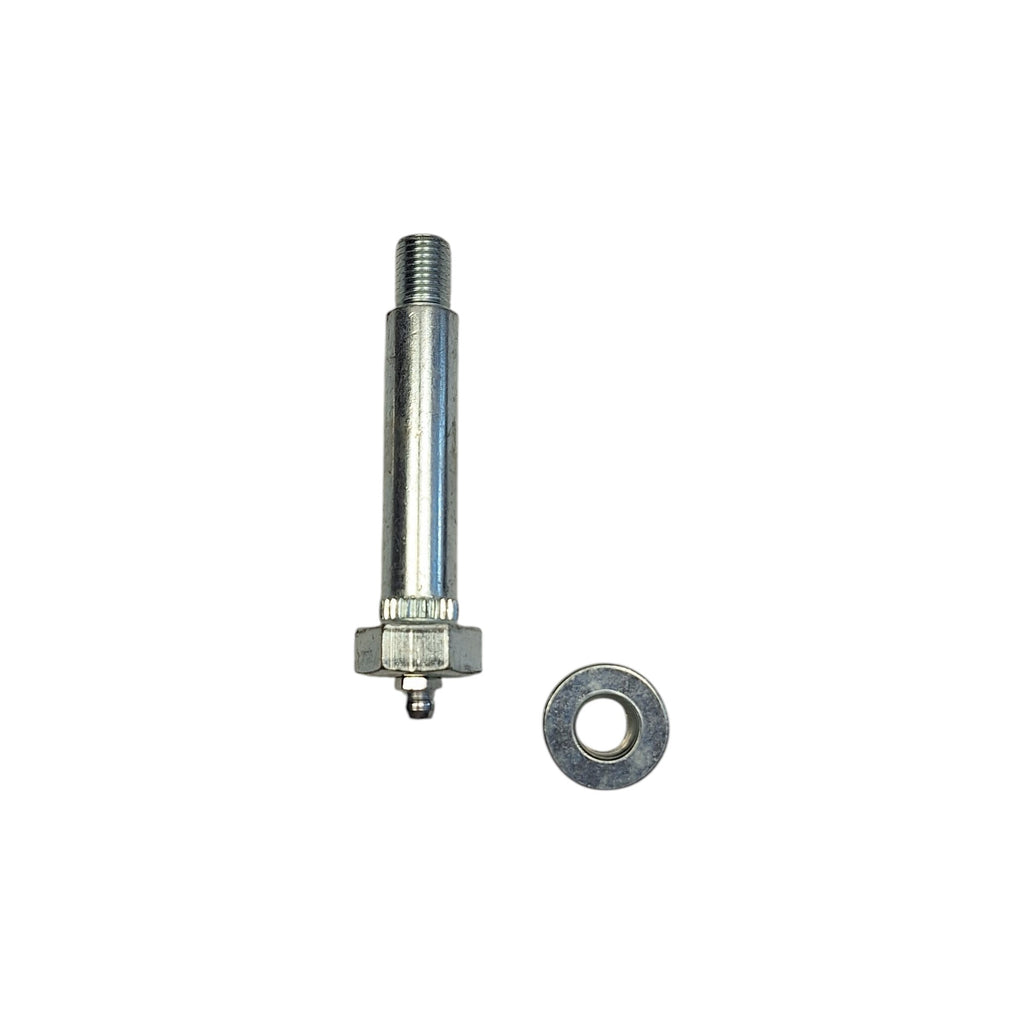 Six - 0.56" x 3" Wet Bolts with 7/16" (0.44") Step-Down Thread, Hex Head Greaseable Bolts & FA-6-92Z Nuts for Trailer Suspension (FA-7-187-KITX6)