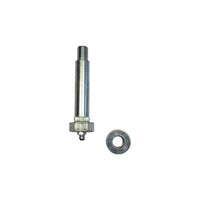 Six - 0.56" x 3" Wet Bolts with 7/16" (0.44") Step-Down Thread, Hex Head Greaseable Bolts & FA-6-92Z Nuts for Trailer Suspension (FA-7-187-KITX6)
