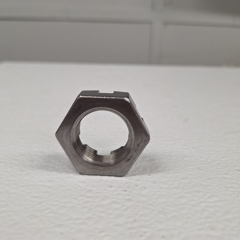 1"-14 Fine Thread 6-Slot Spindle Castle Nut for Dexter, AL-KO, and Rockwell Trailer Axles (FA-SN100)