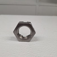 1"-14 Fine Thread 6-Slot Spindle Castle Nut for Dexter, AL-KO, and Rockwell Trailer Axles (FA-SN100)