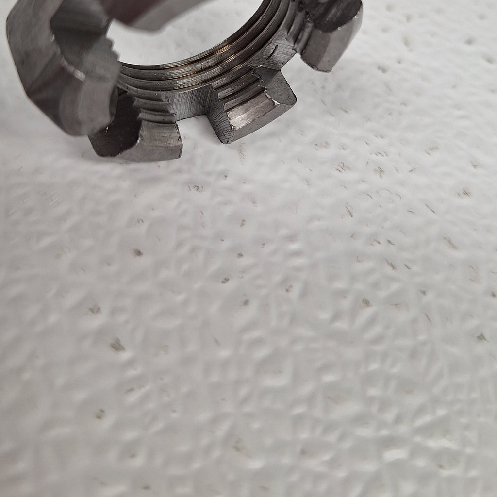 1"-14 Fine Thread 6-Slot Spindle Castle Nut for Dexter, AL-KO, and Rockwell Trailer Axles (FA-SN100)