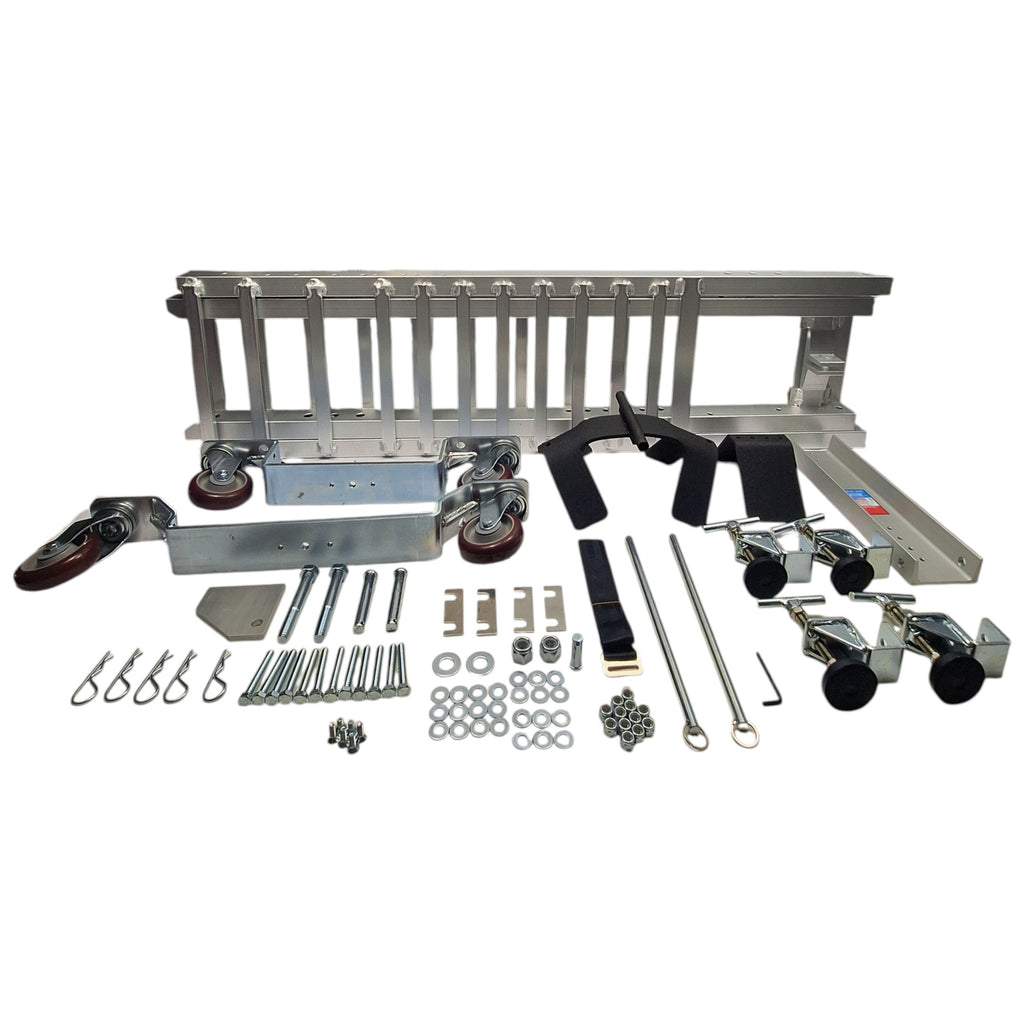Condor Movable Garage Dolly Motorcycle Wheel Chock Trailer Stand Up to 1300# (GD-3500)