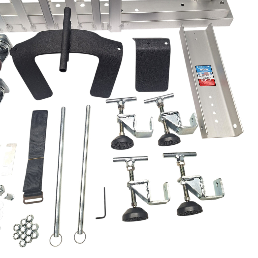 Condor Movable Garage Dolly Motorcycle Wheel Chock Trailer Stand Up to 1300# (GD-3500)