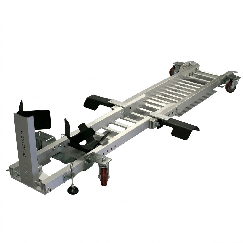 Condor Movable Garage Dolly Motorcycle Wheel Chock Trailer Stand Up to 1300# (GD-3500)